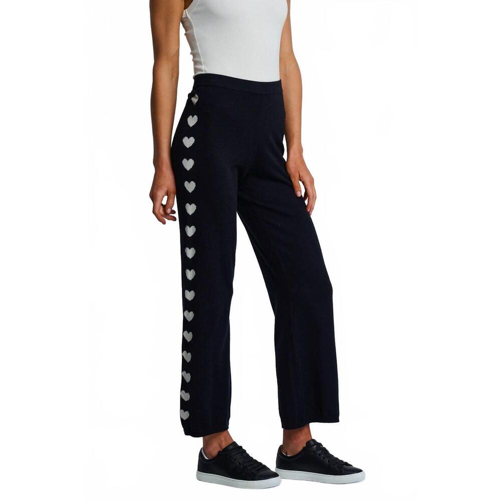NEW LISA TODD women's love track pant in black